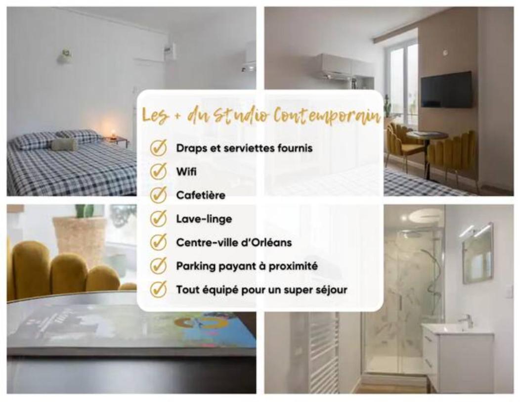 Studio Contemporain A Deux Pas De La Cathedrale Apartment Orleans Luaran gambar